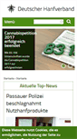 Mobile Screenshot of hanfverband.de